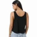 صورة تيشيرت كروب أسود بطبعة خضراء فسفورية (IN SIDE)