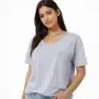 Picture of Women’s Lavender V-Neck Glitter Graphic Tee (IN SIDE)
