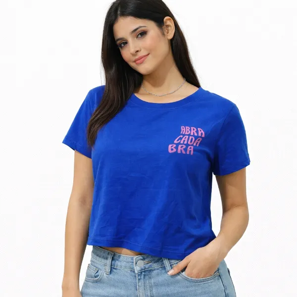 صورة تيشيرت كروب أزرق ملكي (IN SIDE)