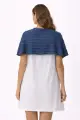 صورة شال كحلي مخطط (in side)