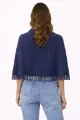صورة شال كحلي كلاسيك (in side)