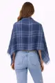 صورة شال كارو أزرق (in side)