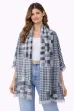 Picture of Grey Patterned Shawl (in side)