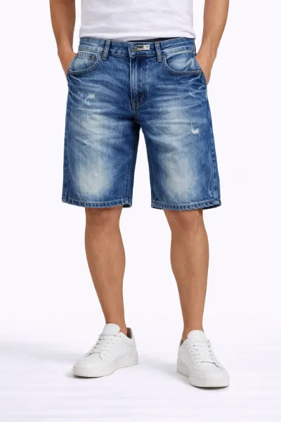 صورة شورت جينز أزرق رجالي (INSIDE)