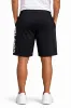 صورة شورت رياضي أسود رجالي بطباعة جانبية (INSIDE)