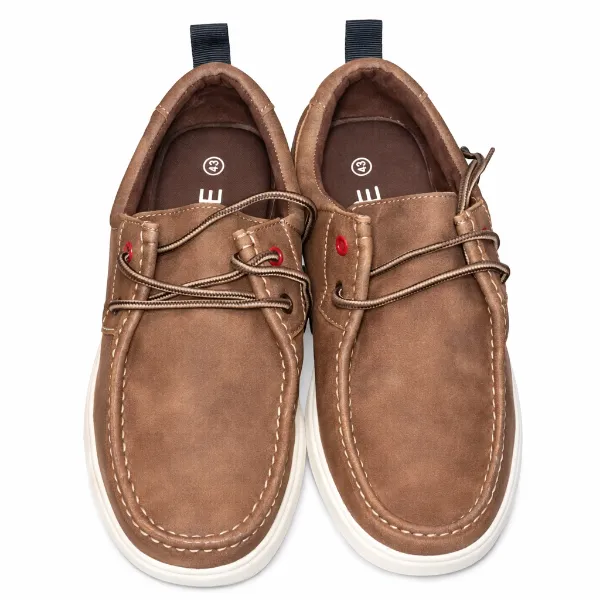 صورة حذاء كاجوال رجالي بني  (INSIDE)