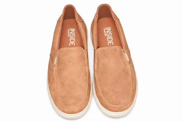 صورة حذاء لوفر رجالي كاجوال بني  (INSIDE)