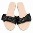 Picture of Women’s Black Knot Slide Sandals (INSIDE)
