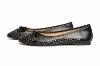 صورة حذاء باليرينا نسائي أسود مزخرف (INSIDE)