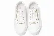 Picture of Women's White Sneakers with Side Zipper (INSIDE)