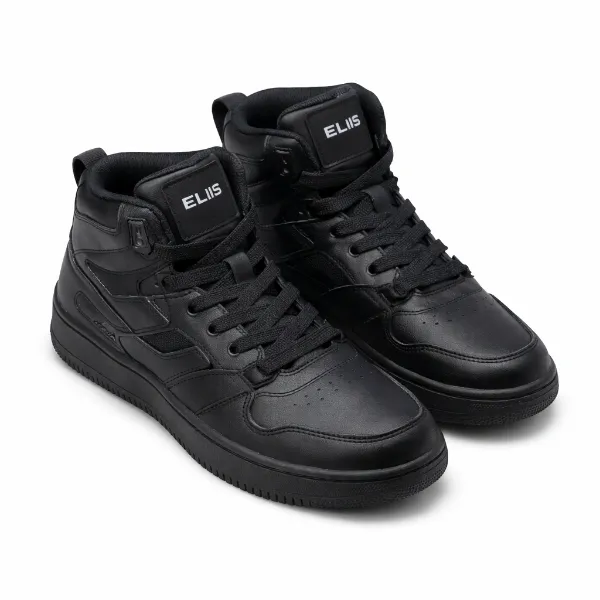 صورة حذاء أسود جلد عصري (Elis)
