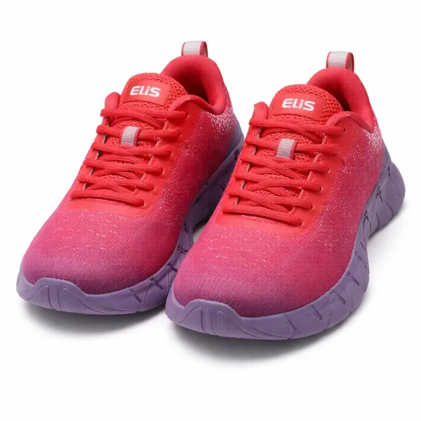 صورة حذاء رياضي متدرج أحمر (Elis)