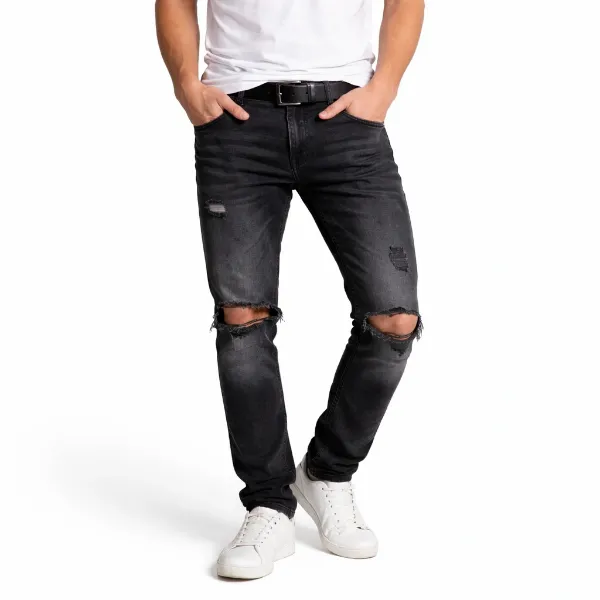 صورة جينز أسود ممزق(INSIDE)