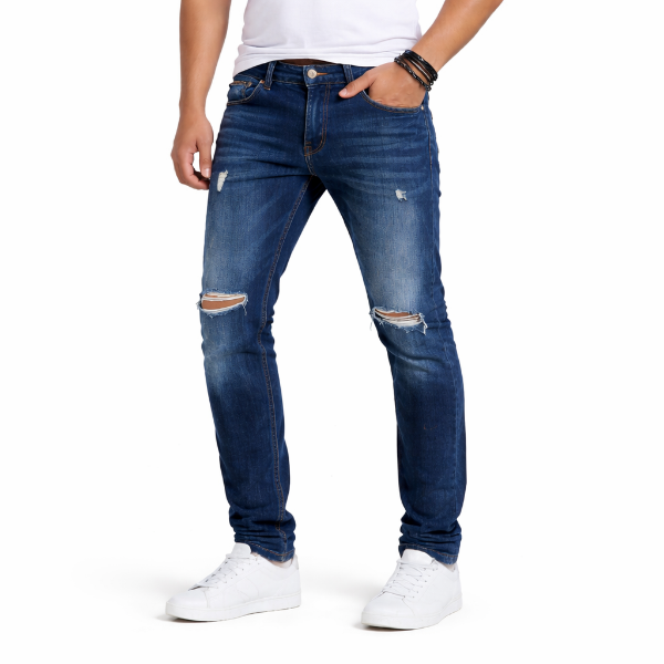 صورة بنطلون جينز رجالي أزرق (INSIDE)