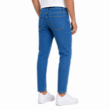 Picture of Blue Monogram Patterned Jeans(INSIDE)