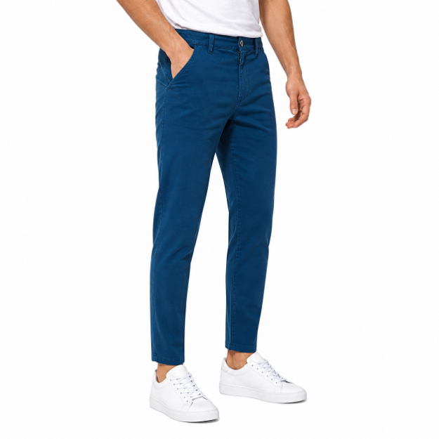 Picture of Comfortable Blue Chino Pants(INSIDE)