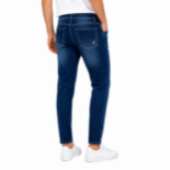Picture of Distressed Dark Blue Jeans(INSIDE)