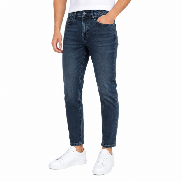 Picture of (INSIDE)Pattern Blue Jeans