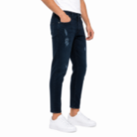 Picture of Dark Indigo Distressed Jeans (INSIDE)