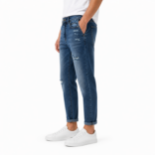 Picture of Modern Distressed Blue Jeans  (INSIDE)