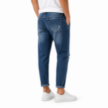 Picture of Modern Distressed Blue Jeans  (INSIDE)