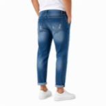 Picture of Relaxed Fit Distressed Jeans  (INSIDE)