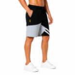 Picture of Geometric Grey Athletic Shorts(INSIDE)