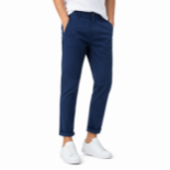 Picture of Classic Navy Chino Trousers  (INSIDE)
