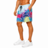 Picture of Vibrant Paint Splatter Swim Shorts(INSIDE)