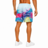 Picture of Vibrant Paint Splatter Swim Shorts(INSIDE)