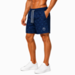 Picture of Navy Blue Palm Swim Shorts(INSIDE)