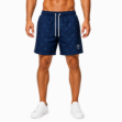 Picture of Navy Blue Palm Swim Shorts(INSIDE)