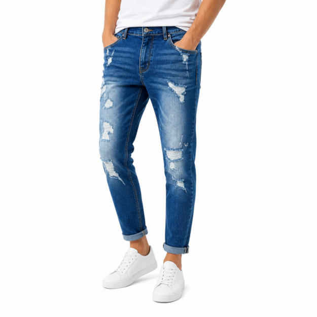 Picture of Urban Distressed Slim Jeans  (INSIDE)