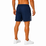 Picture of Navy Patterned Athletic Shorts(INSIDE)