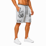 Picture of Modern Grey Graffiti Shorts(INSIDE)