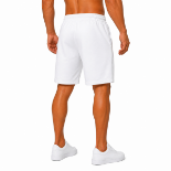 Picture of White Cotton Athletic Shorts(INSIDE)