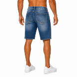 Picture of Classic Faded Blue Denim Shorts (INSIDE)