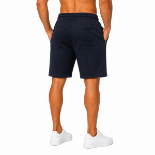Picture of Navy Printed Athletic Shorts(INSIDE)