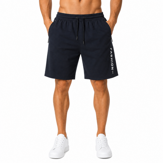 Picture of Navy Athletic Shorts(INSIDE)