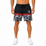 Picture of Black Camo Athletic Shorts(INSIDE)