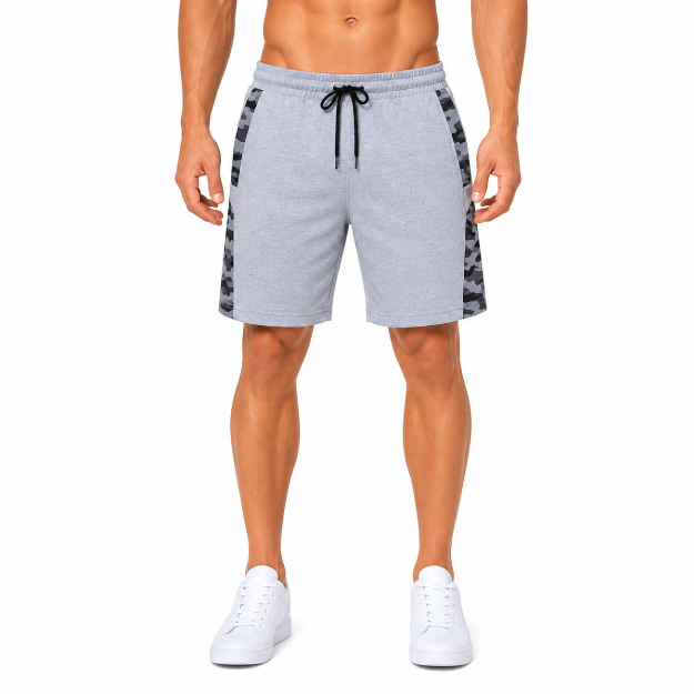 Picture of Grey Camo Sidestripe Shorts(INSIDE)