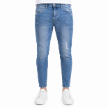 Picture of Light Wash Distressed Slim Jeans (INSIDE)