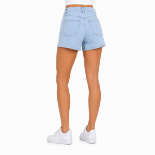 Picture of Light Bleached Denim Shorts(INSIDE)