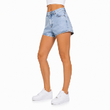 Picture of Light Blue Denim Shorts(INSIDE)