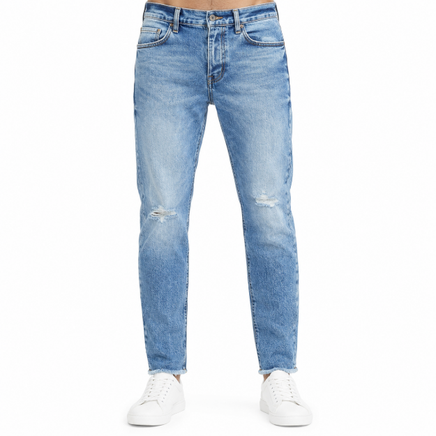Picture of Light Wash Slim Distressed Jeans (INSIDE)