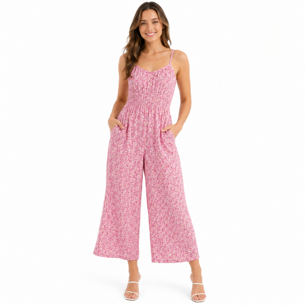 Picture of Pretty Pink Floral Suit(INSIDE)
