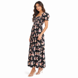 Picture of Black Floral Maxi Dress(INSIDE)