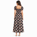 Picture of Black Floral Maxi Dress(INSIDE)