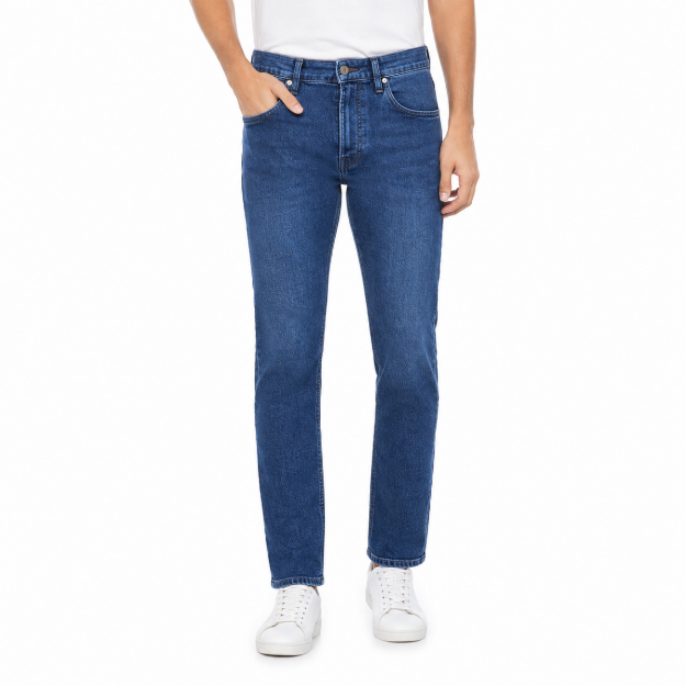 Picture of Men’s Deep Blue Slim-Fit Jeans(INSIDE)
