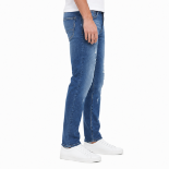 Picture of Men's Mid-Blue Distressed Jeans(INSIDE)